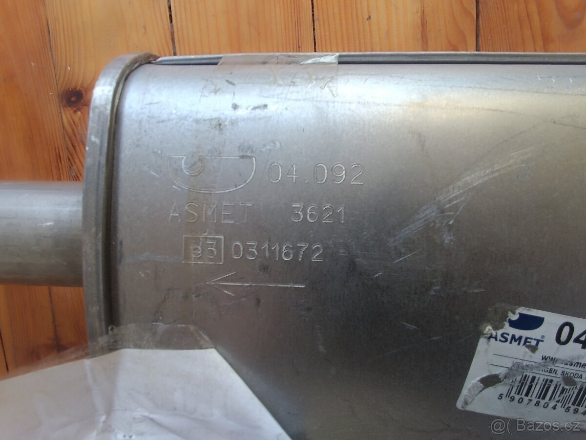 Výfuk škoda Superb - 2