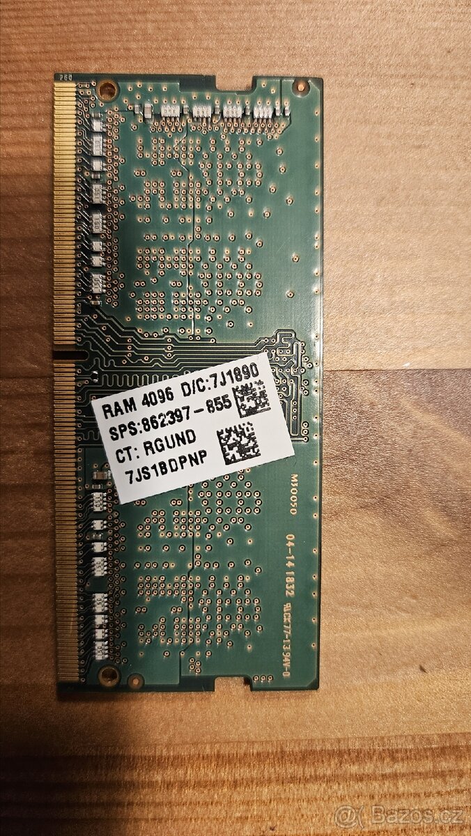 RAM DDR4 4GB 2666V SODIMM - 2