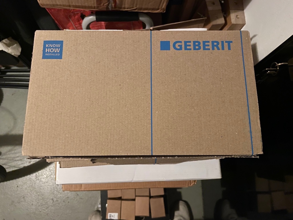 WC tlačítko Geberit Sigma20 plast černá 115.882.DW.1 - 2