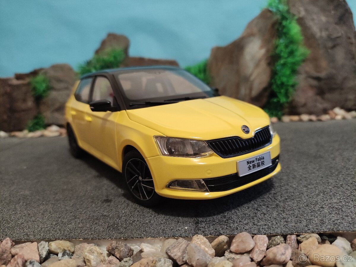 prodám nový model 1:18 škoda fabia 3 - 2