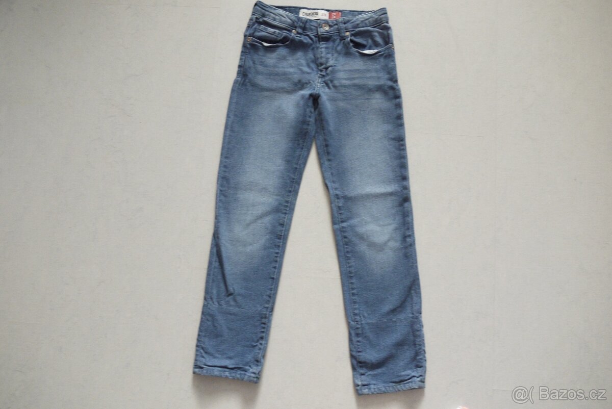 Dívčí džíny slim velikosti 128/134 - 2