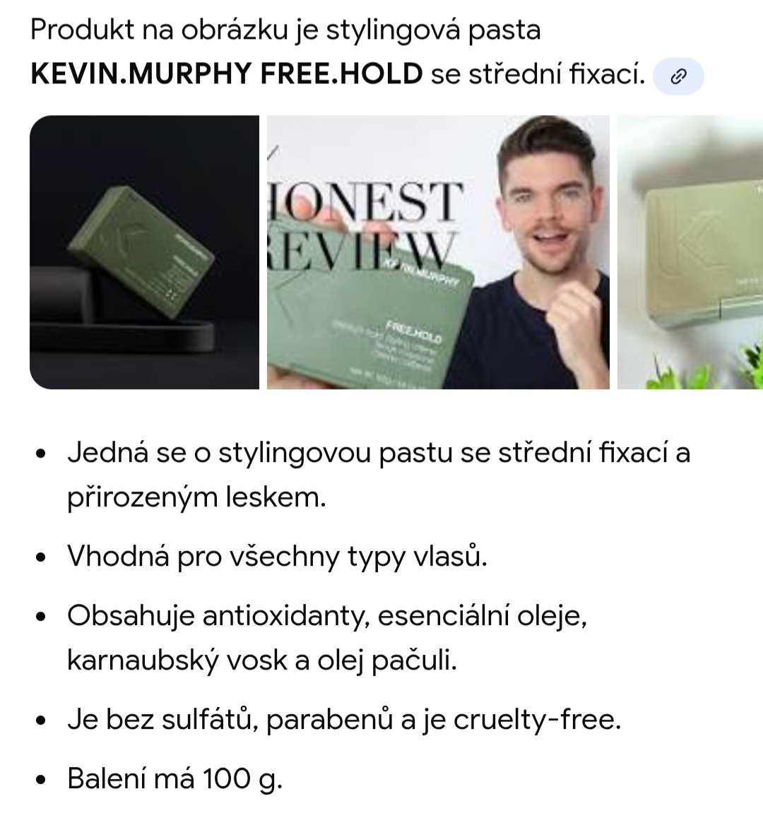 Produkty na vlasy - 2