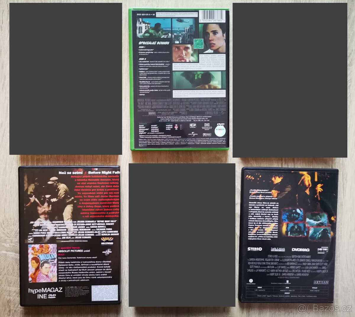 DVD Filmy - Marvel Hulk, Než se Setmí, Requiem za Sen - 2