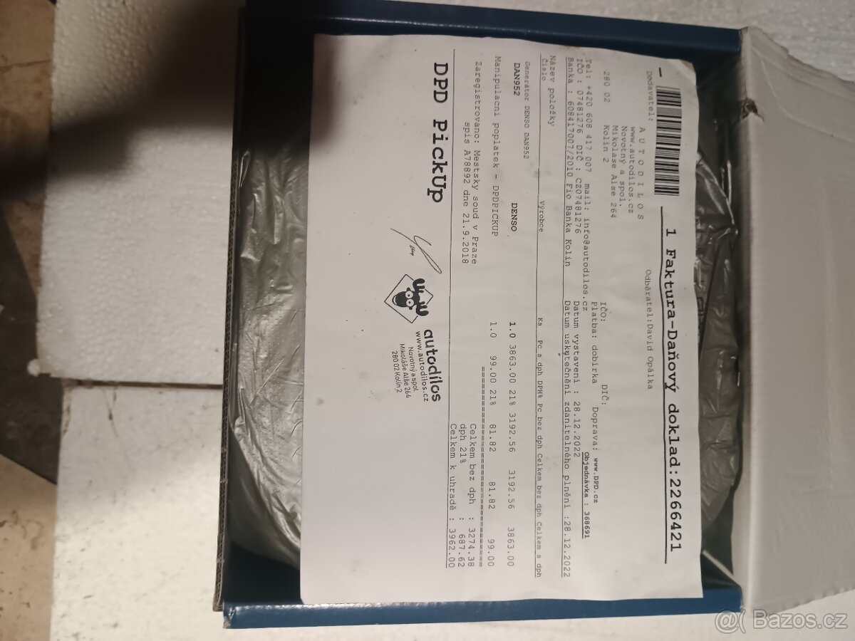 Alternátor Denso DAN952 - 2