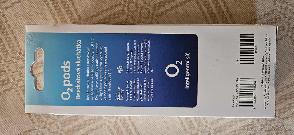 Bezdrátová sluchátka O2 pods - 2