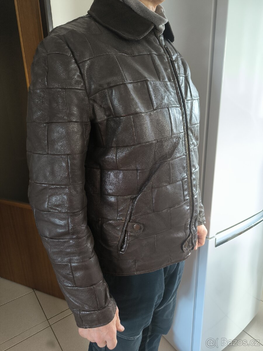 Kožená motorkářská bunda - 2
