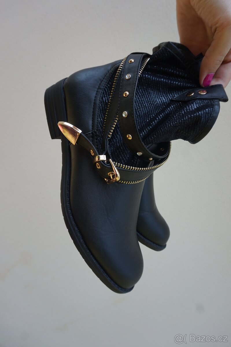 dámské kotníkové boty v.41 nenošené - 2