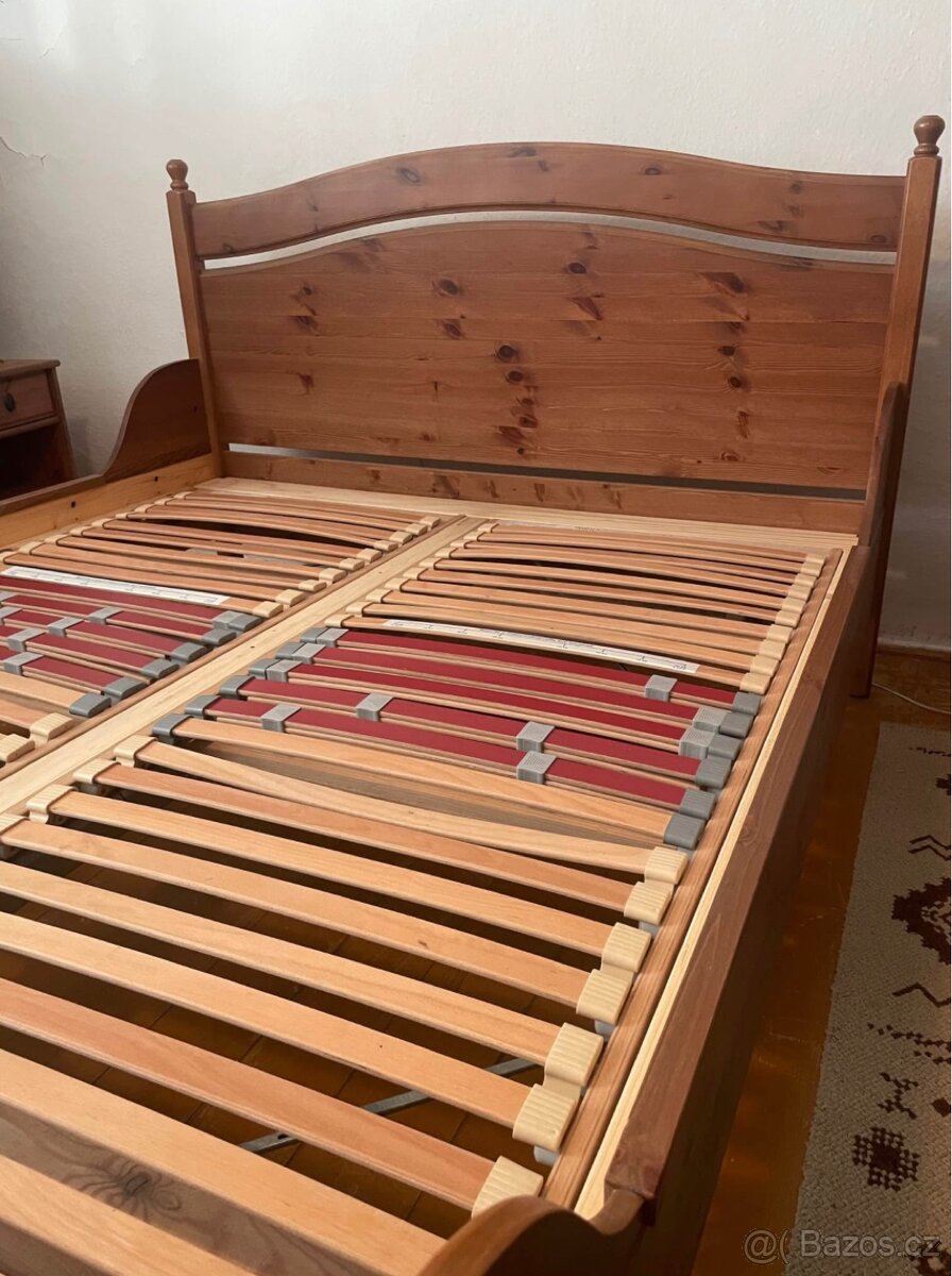 Manželská postel Ikea Leksvik - 2