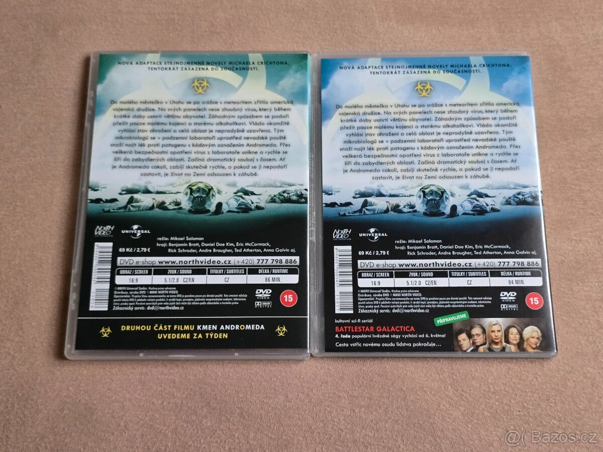 KMEN ANDROMEDA (2 DVD, CZ dabing) Benjamin Bratt - 2