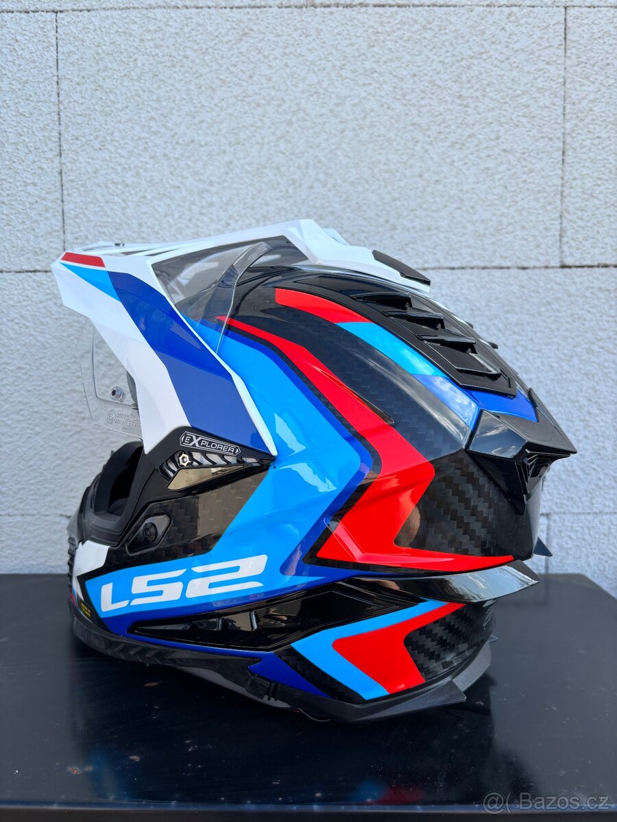 Helma LS2 MX701 EXPLORER Carbon - 2