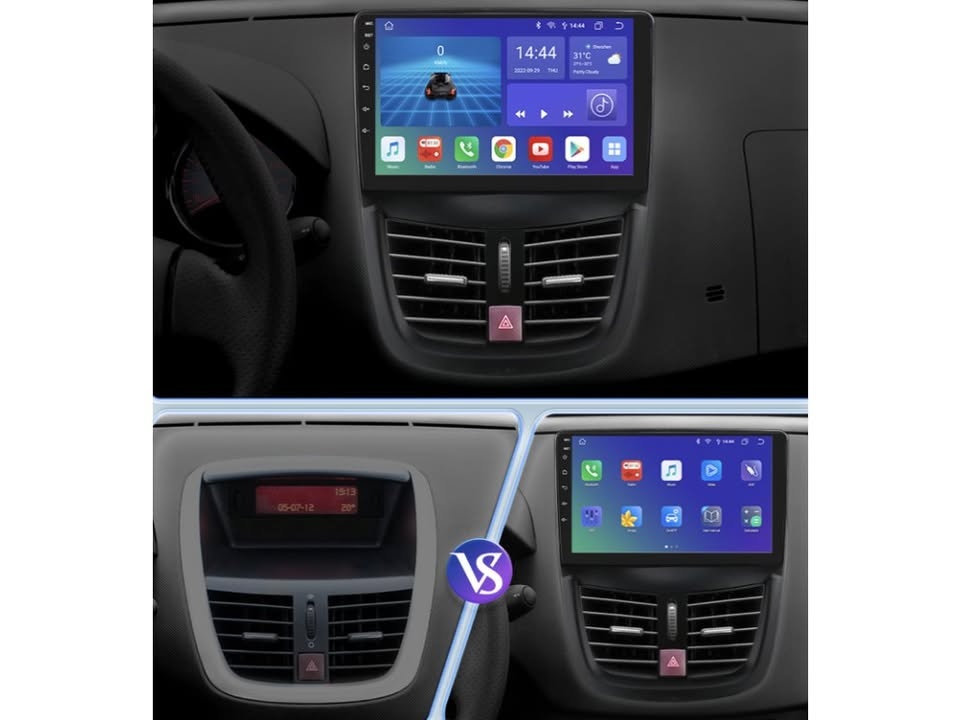 Android autorádio s navi pro PEUGEOT 207 (2006-2015) - 2