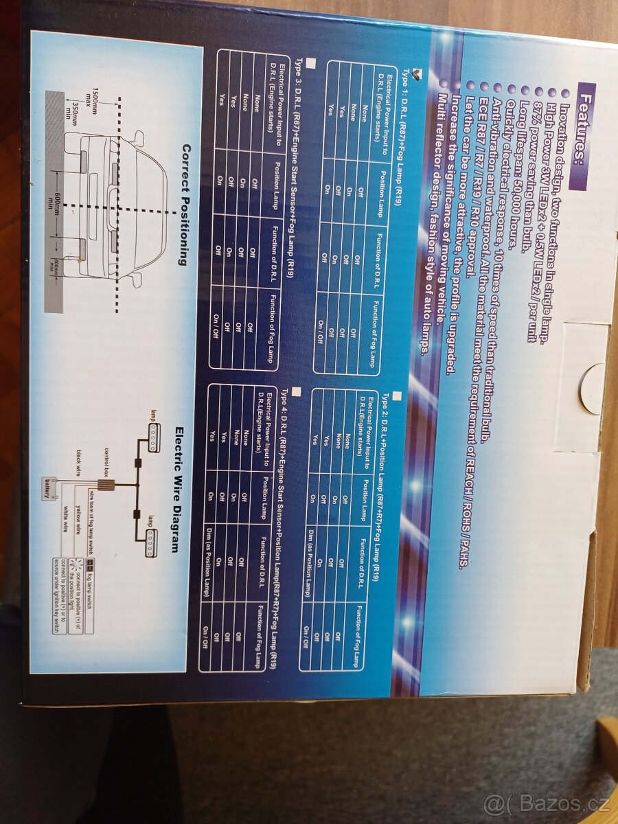 Mlhova a denní led světla - 2