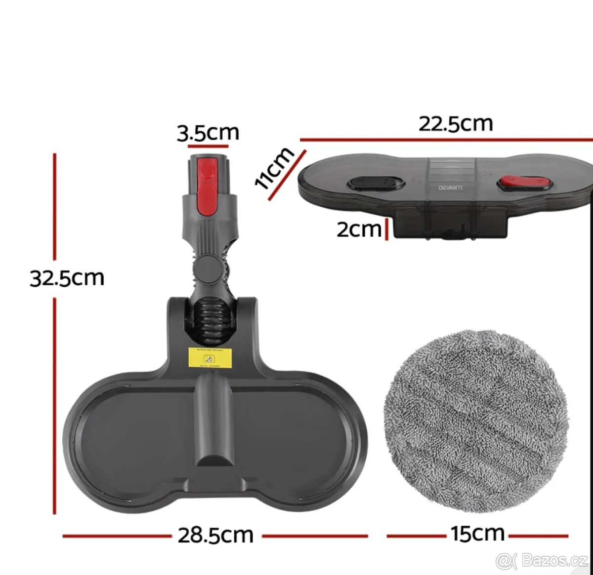 🧹 Devanti Elektrický mop nástavec pro Dyson - 2