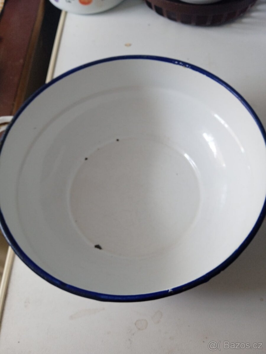 Smaltovaná mísa - zadělávací - 2