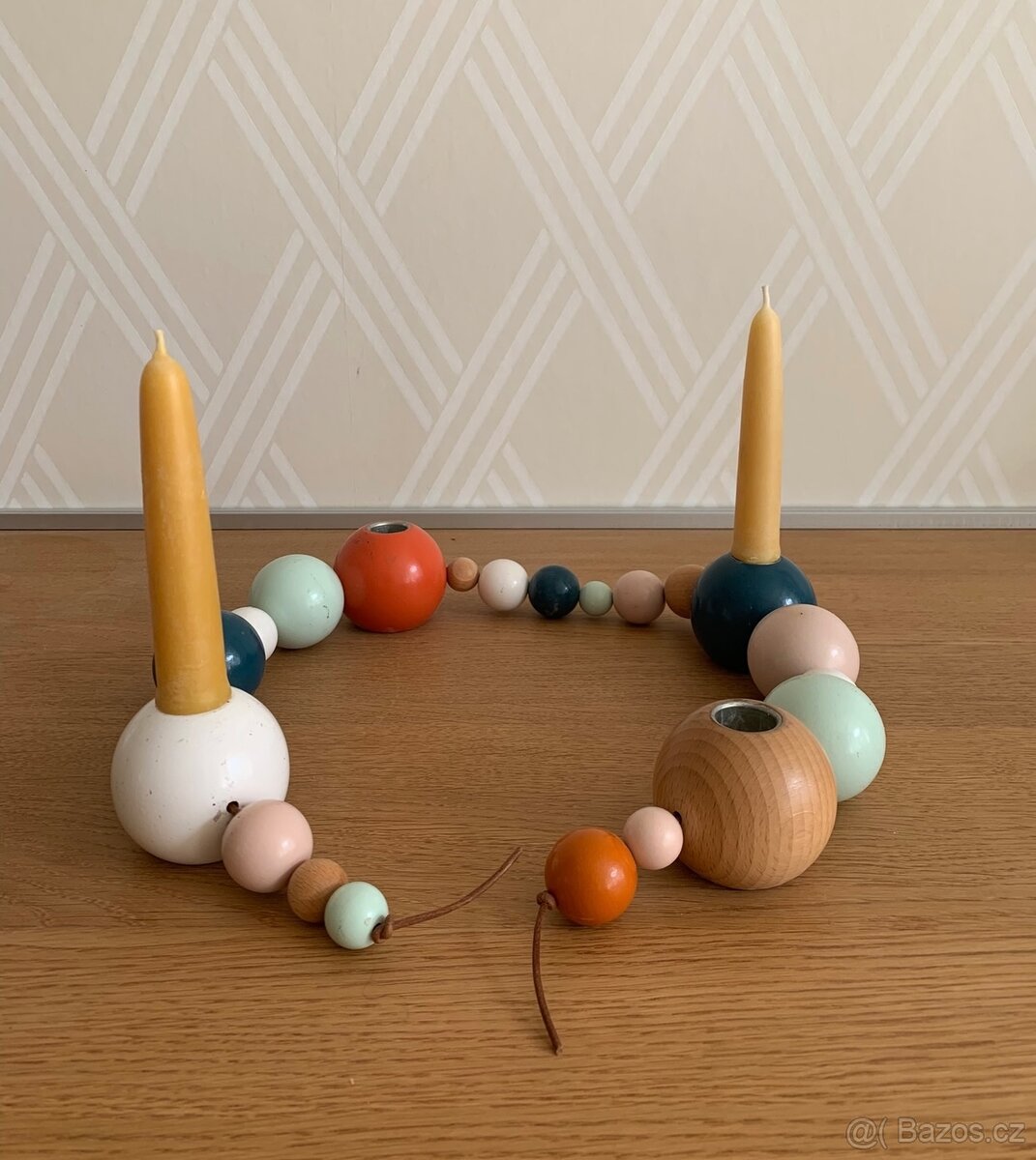 Dřevěný (nejen) adventní svícen Ferm Living - 2