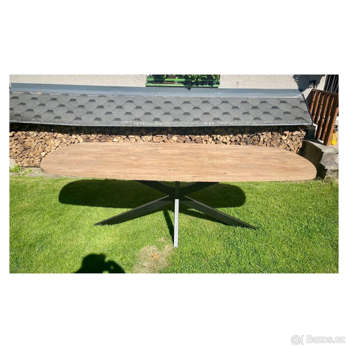 Jídelní stůl, kovové podnoží - Pavarotti 210 cm - 2