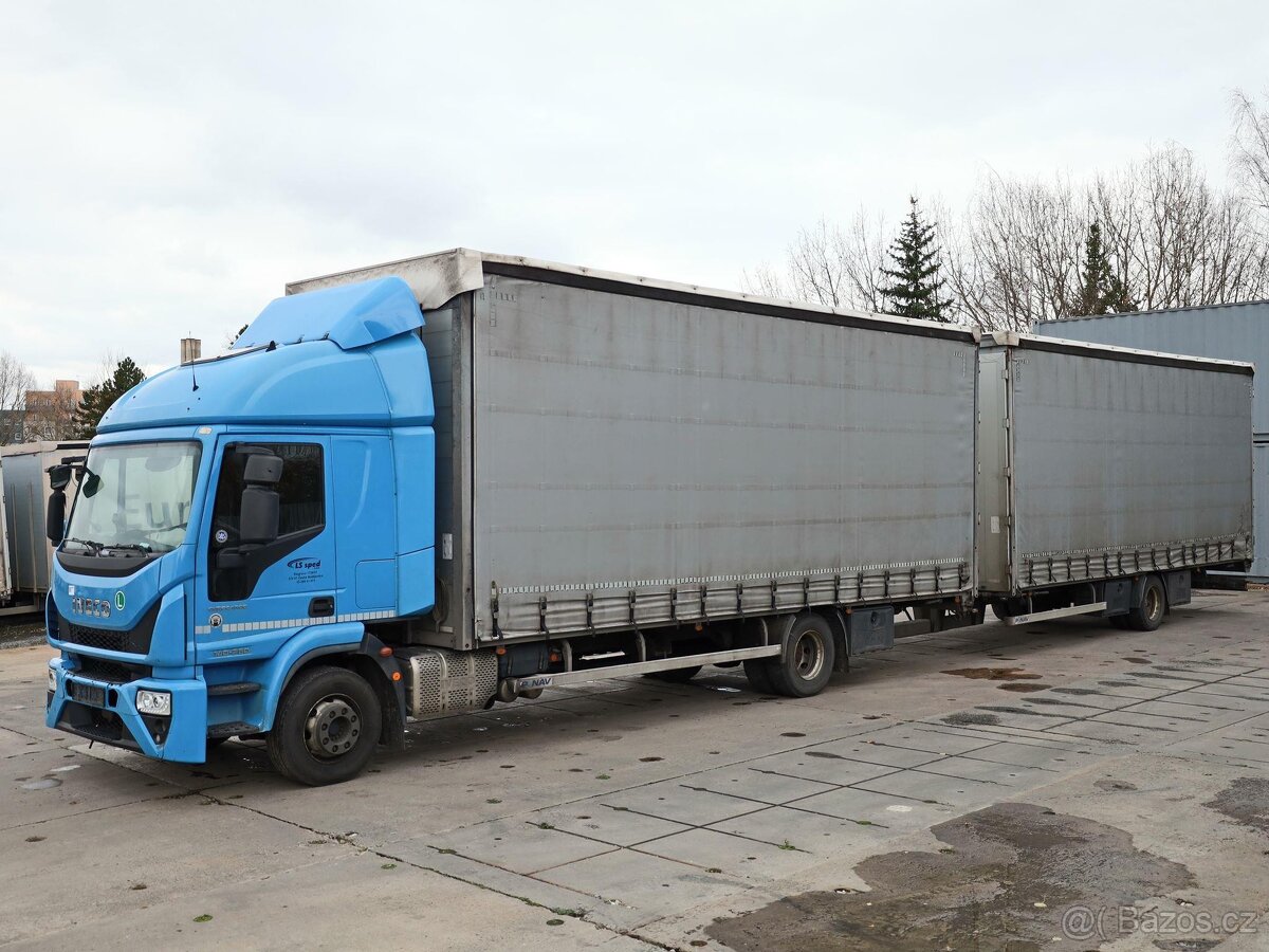 Iveco EUROCARGO 140 E, EURO 6,19 PALET, 14 TUN, TŘÍSTRANNÁ S - 2