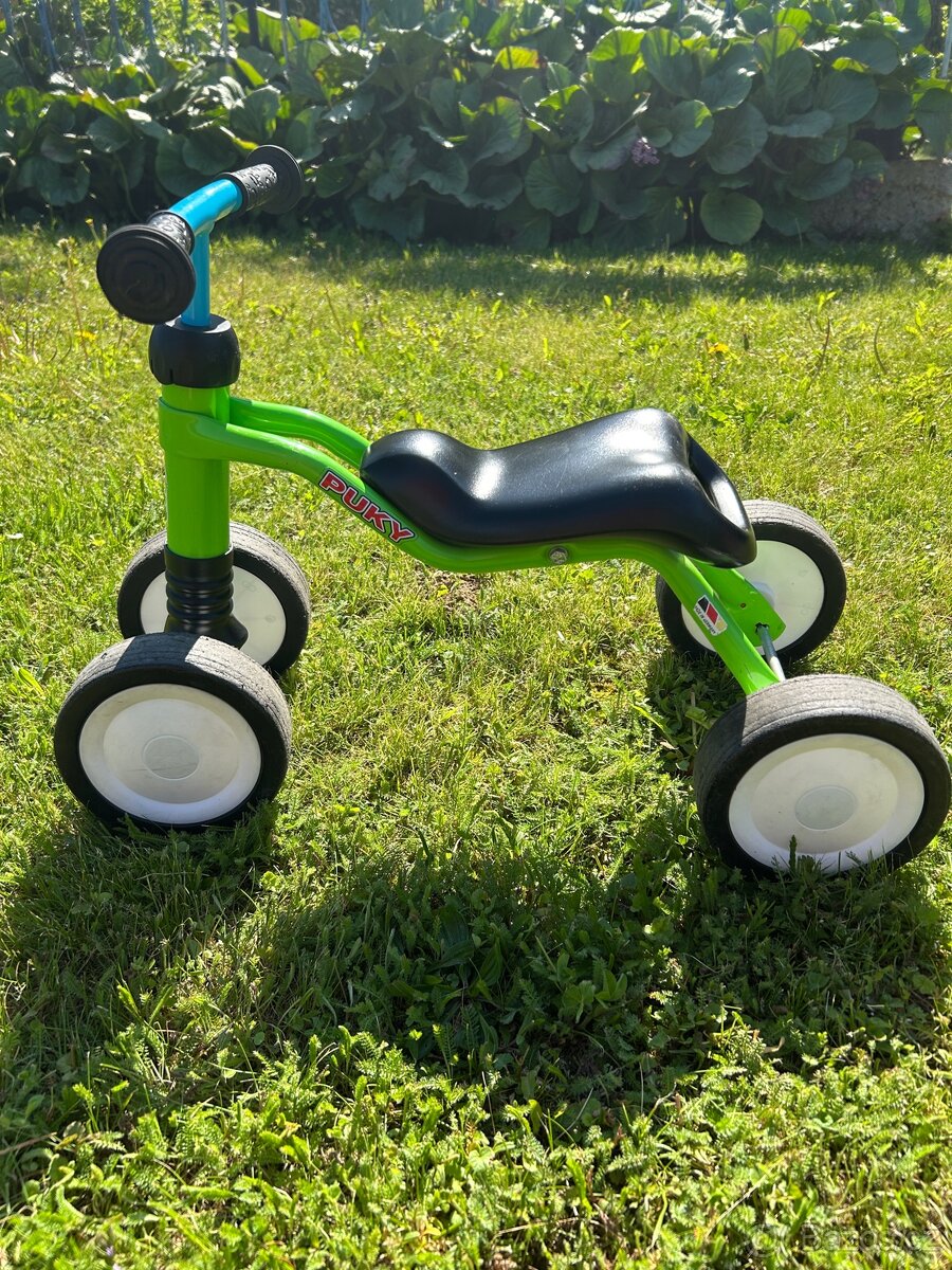 Dětské odrážedlo Puky zelené - 2