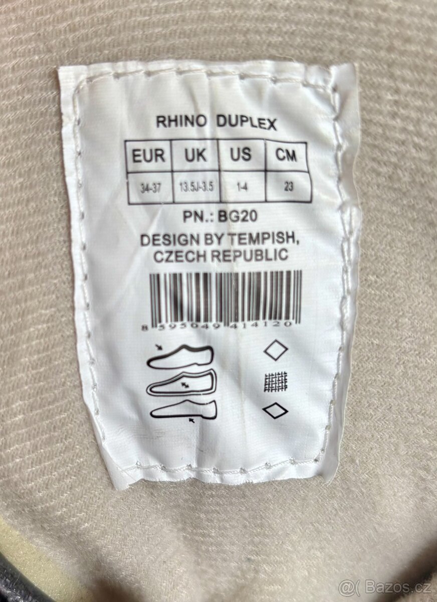 Brusle dětské rostoucí 2 v 1 (led, inline) vel. 34-37 - 2