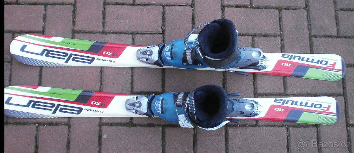 DĚTSKÉ LYŽE 110 cm + boty 32 - 2