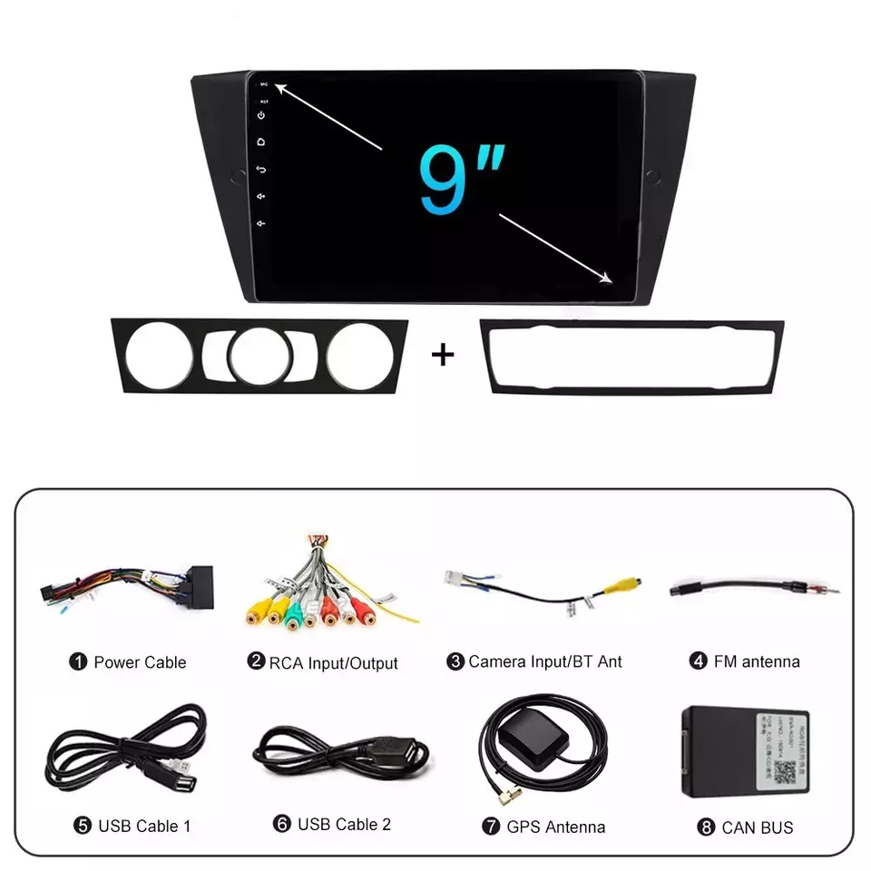 2 DIN BMW serie 3 E90 E91 E92 E93 Android wifi gps navi - 2