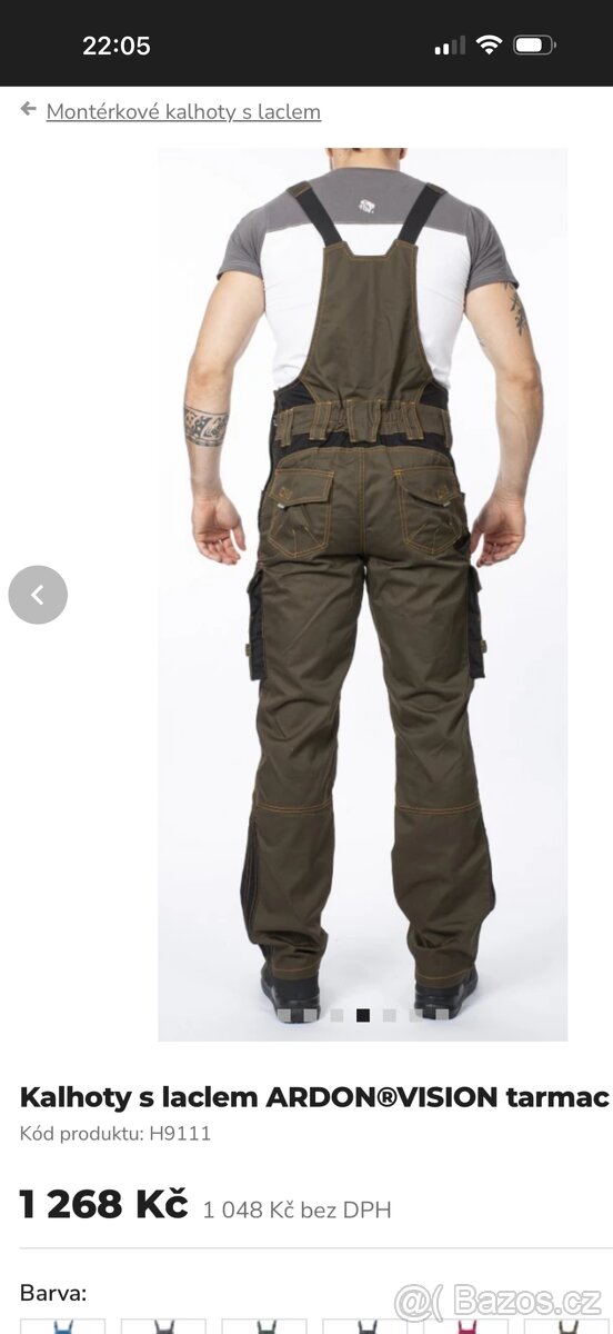 Pracovni kalhoty ardon - 2