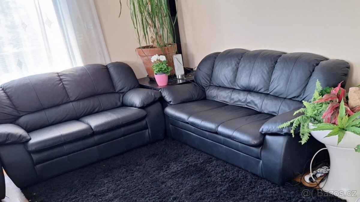 Sedaci souprava kůže - 2