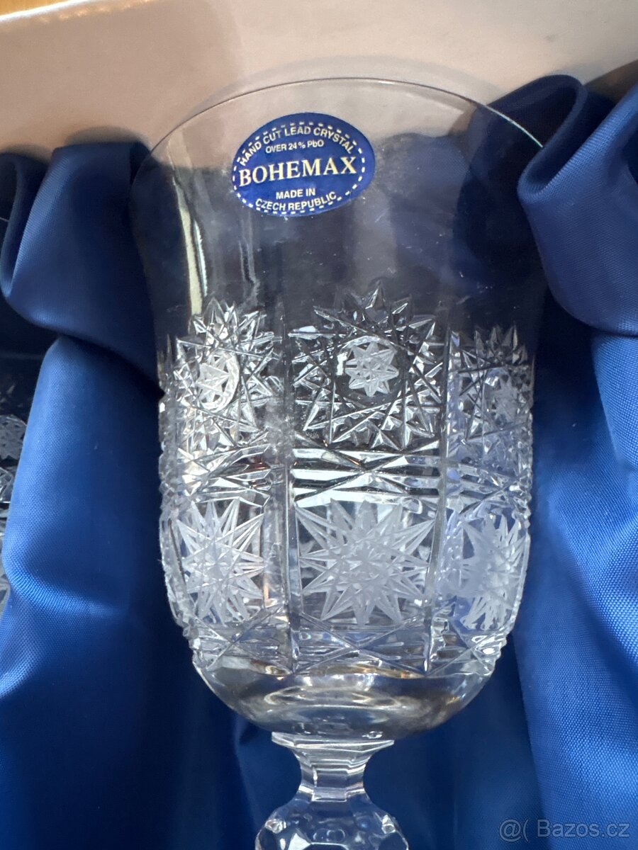 Aurum Crystal broušené sklenice na víno Laura 220 ml 6 ks - 2