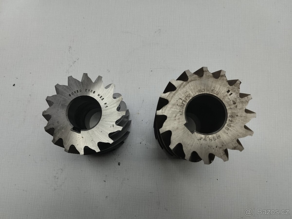 Válcové frézy a koník s hrotem - 2