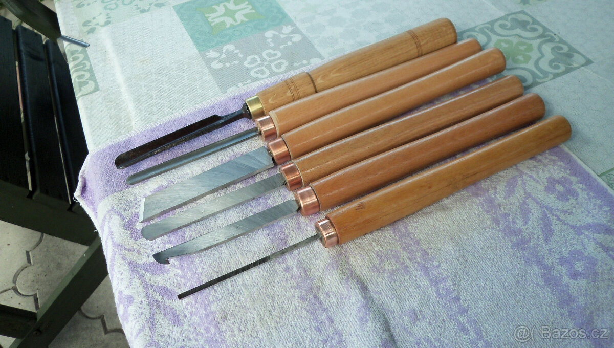 DLÁTA - STRUHY k SOUSTRUŽENÍ DŘEVA - sada 6 ks - 2