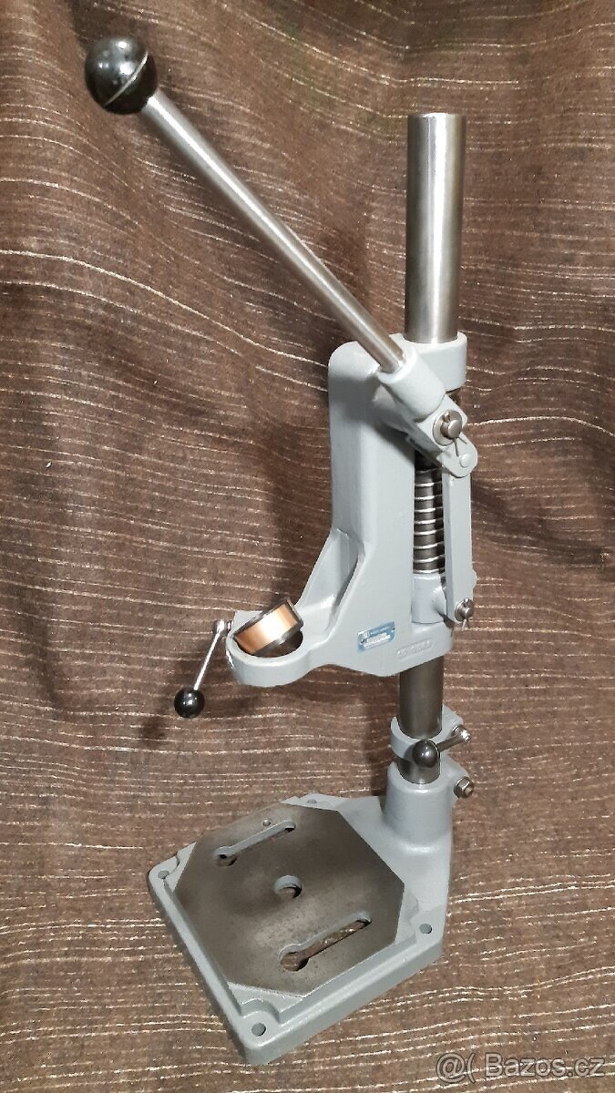 Stojan na vrtačku, litinový, ČSSR 52 - 43mm - 2