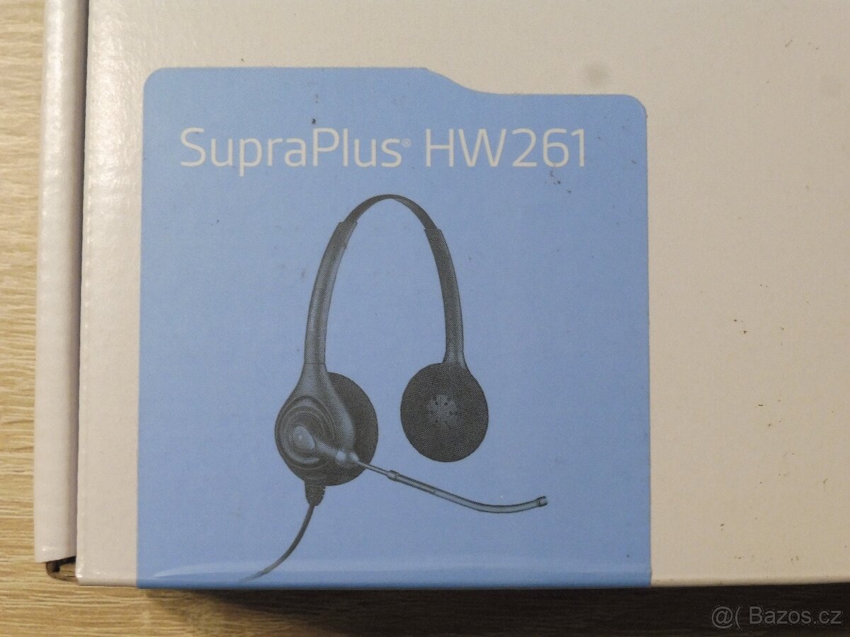 Sluchátka Plantronics SupraPlus HW261/A nové - 2