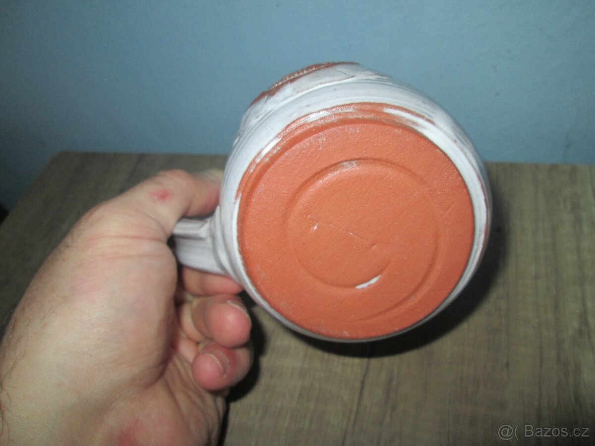 Keramický džbánek s erbem - top stav - 2