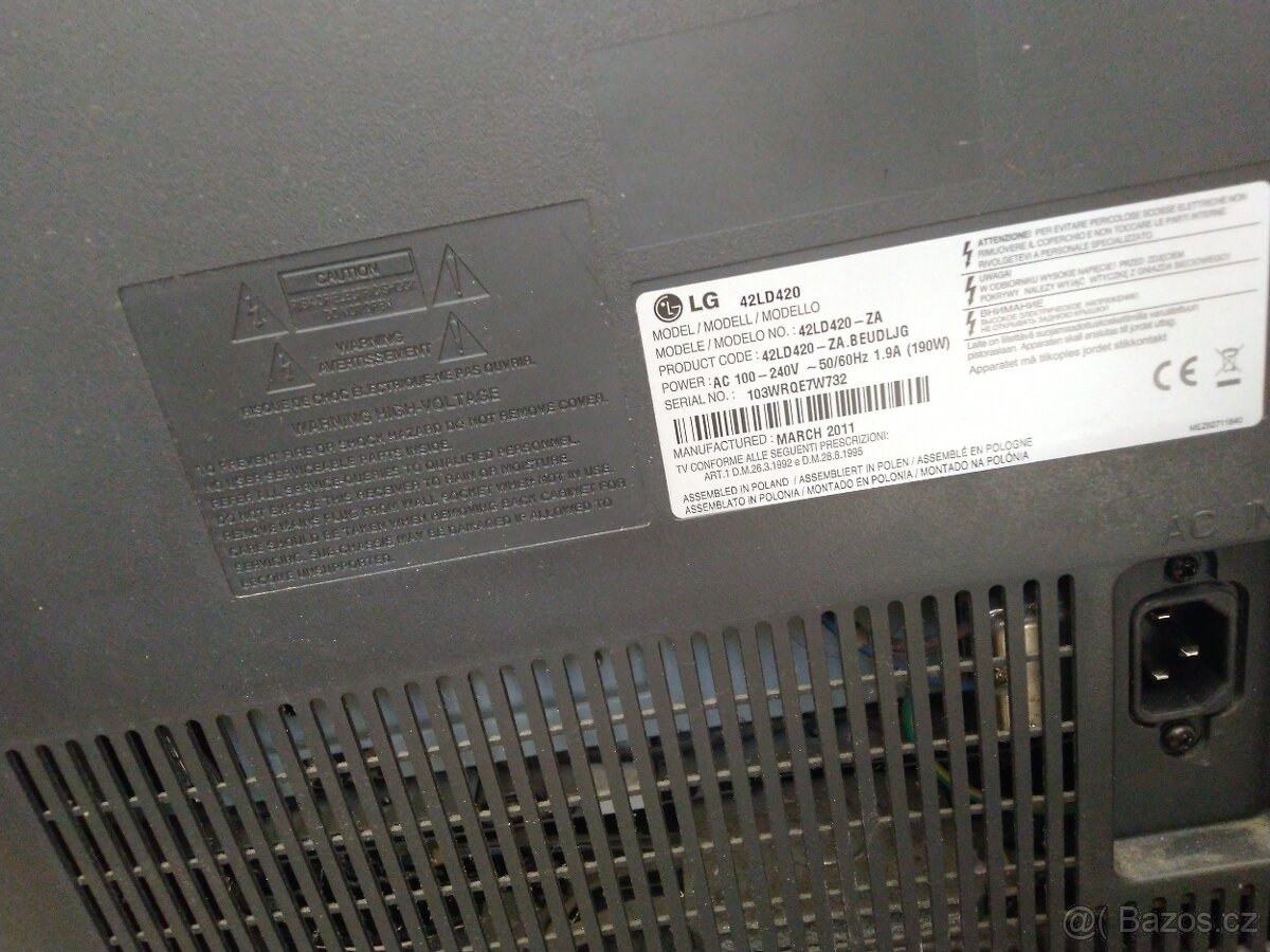 Televize LG 42LD420 - 2