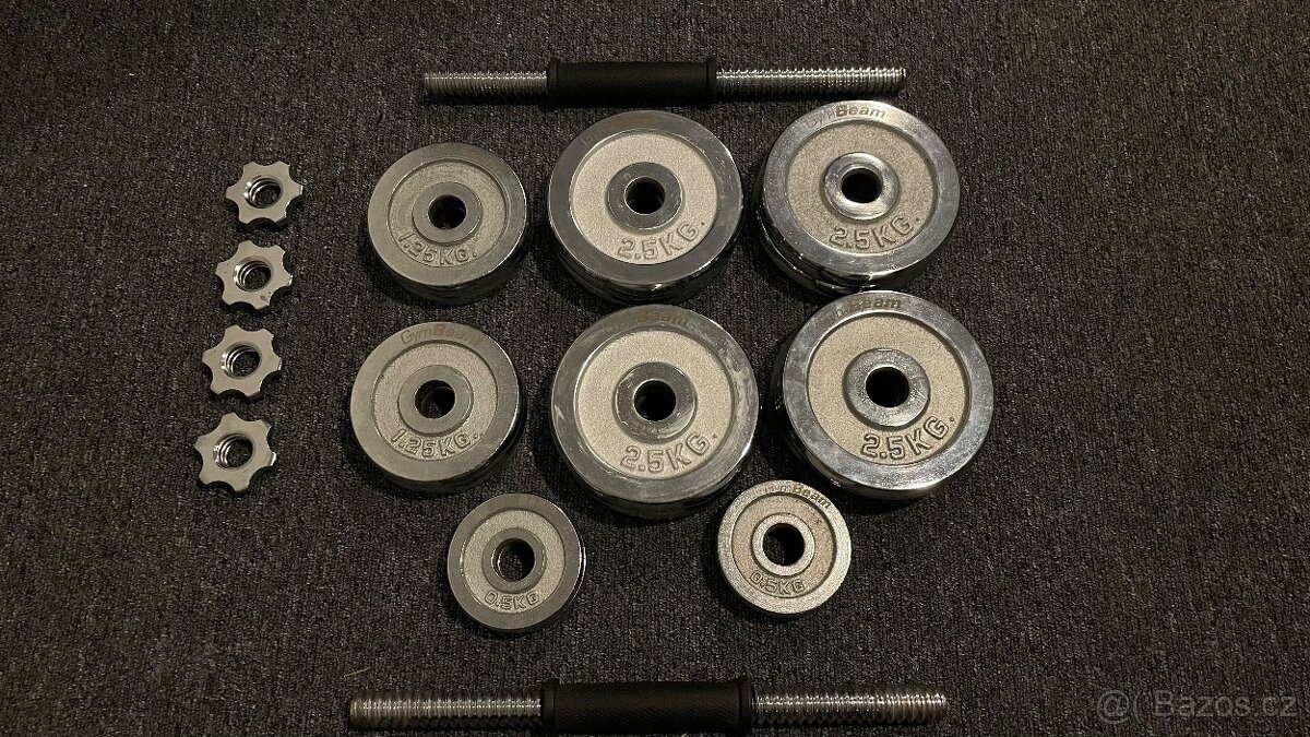 GymBeam - Sada činek 30Kg - 2