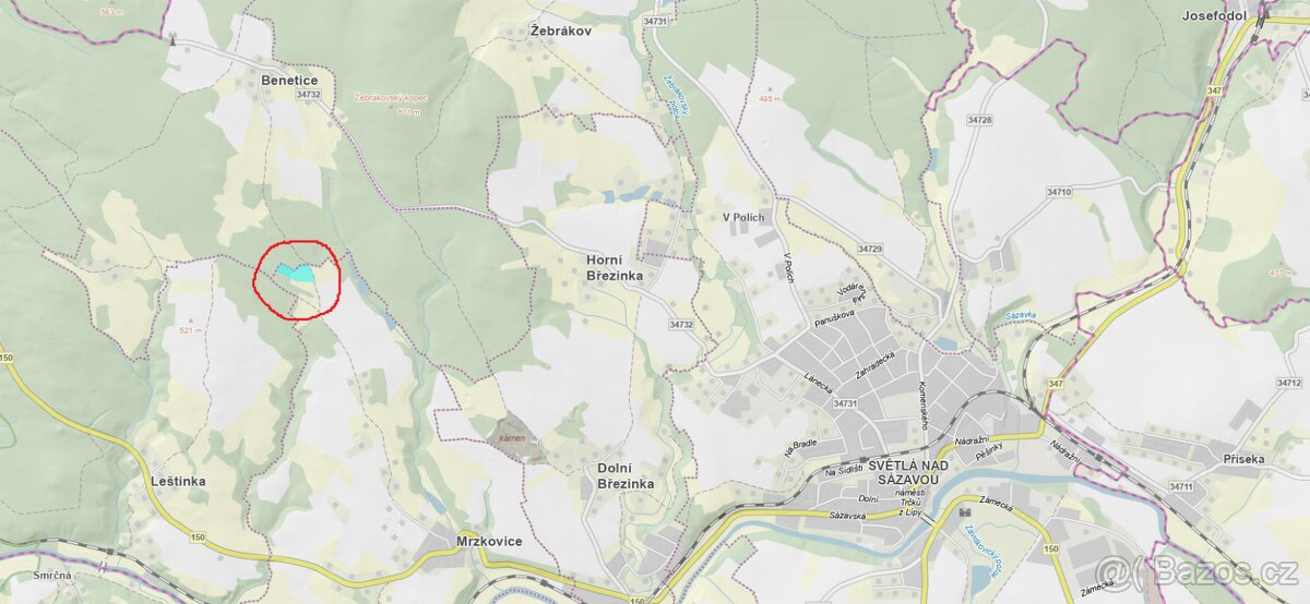 Prodám pozemky v k. ú. Mrzkovice - 2