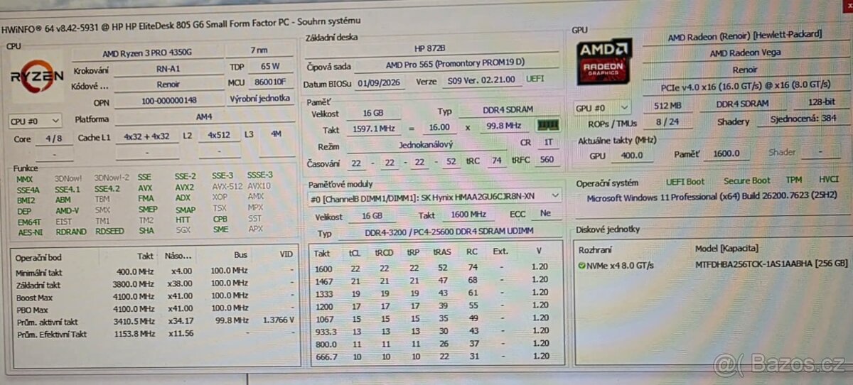 HP Elite Desk 805 G6 Small From Factor - 2