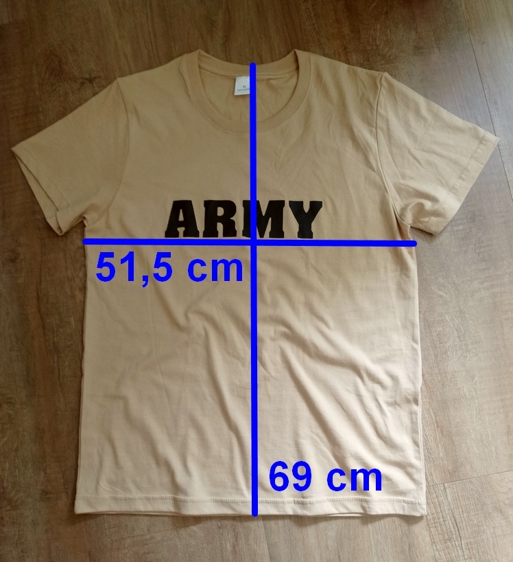 NOVÉ bavlněné tričko ARMY - M - 2