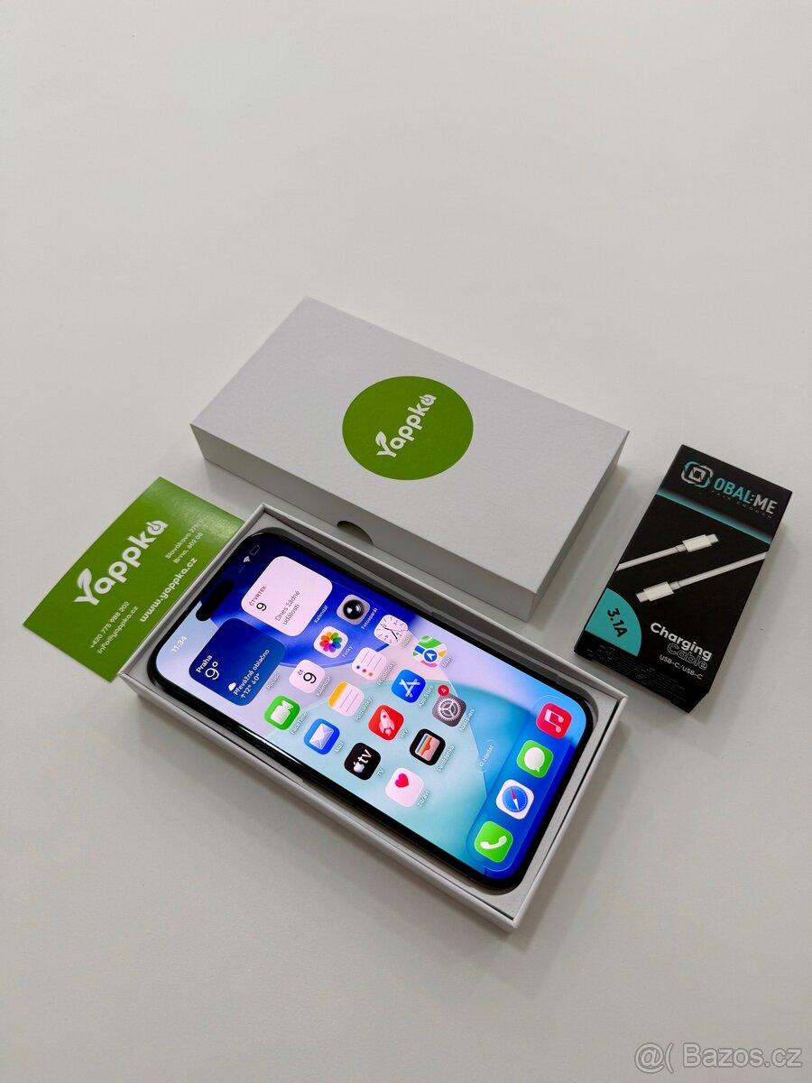 Apple iPhone 15 Pro Max 256GB Blue - Pěkný stav - ZÁRUKA - 2