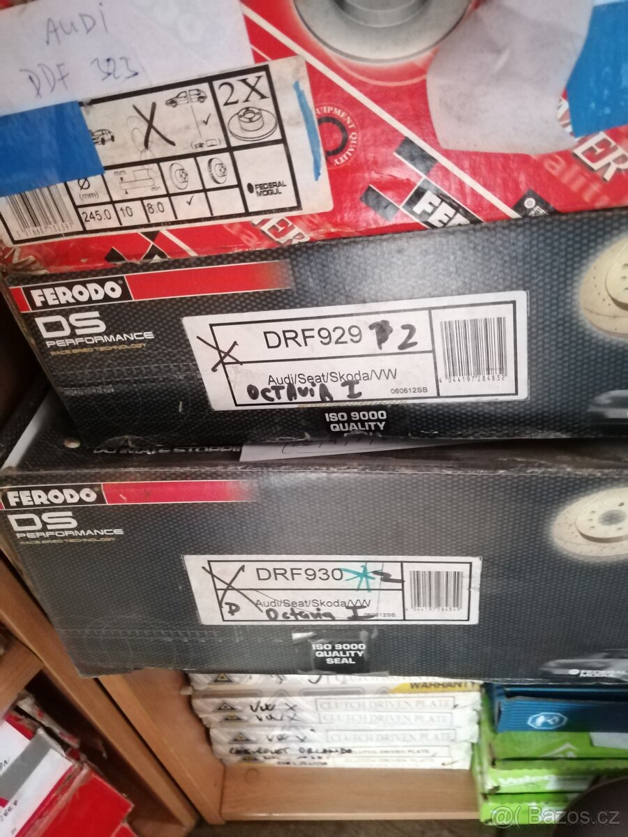 Škoda Octavia, Felicie, přední zadní brzdové kotouče značky - 2