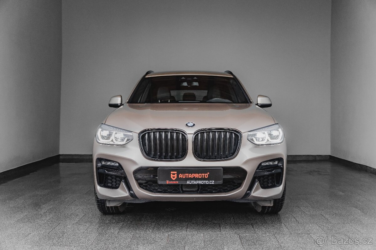 BMW X3 M40i-HUD-H&K-LED-Tažné-CZ-R20 - 2