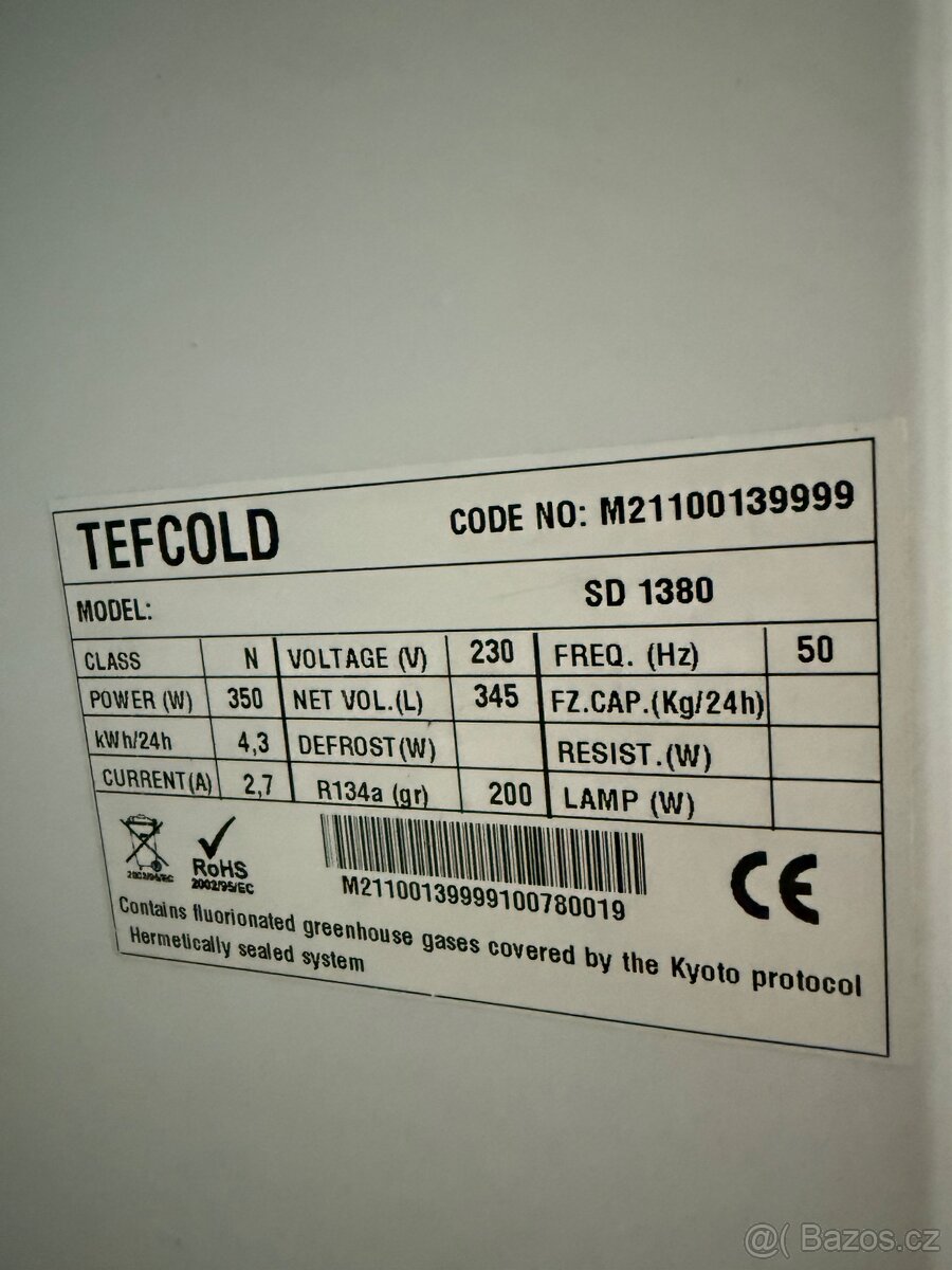 Gastro lednice TEFCOLD SD 1380 - 2