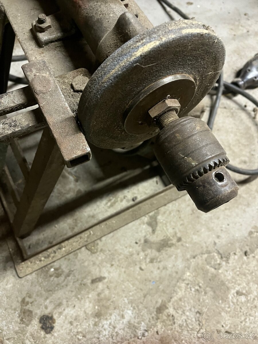 Dílenská bruska s vrtačkou – 380 V - 2