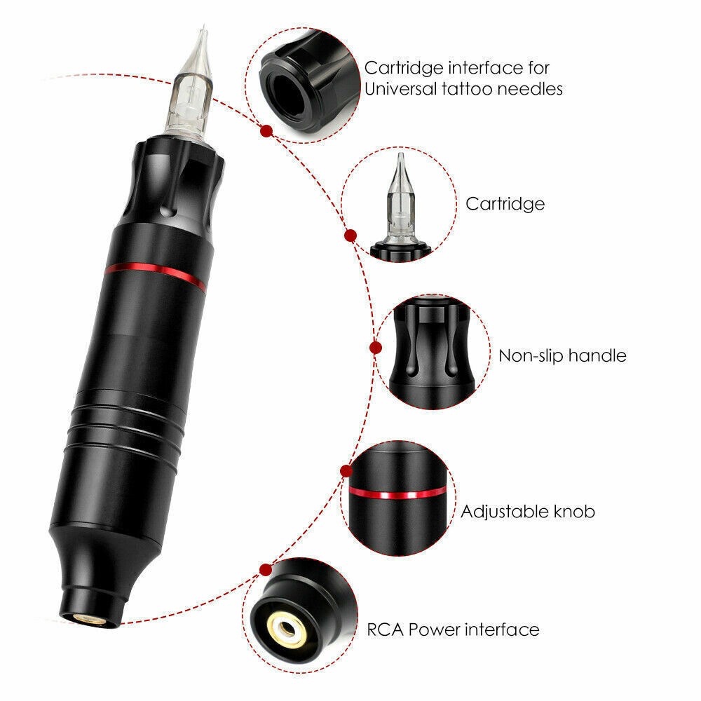 KOMPLETNÍ TETOVACÍ SADA TATTOO SET ROTAČNÍ STROJEK - 2