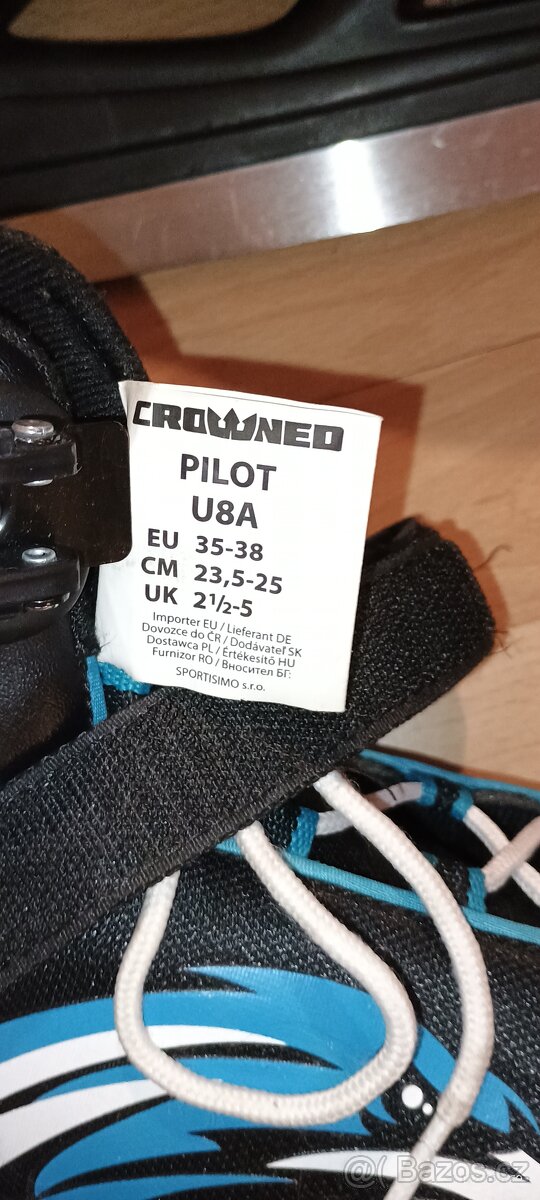 Prodám dětské brusle Crovned v 35-38 - 2