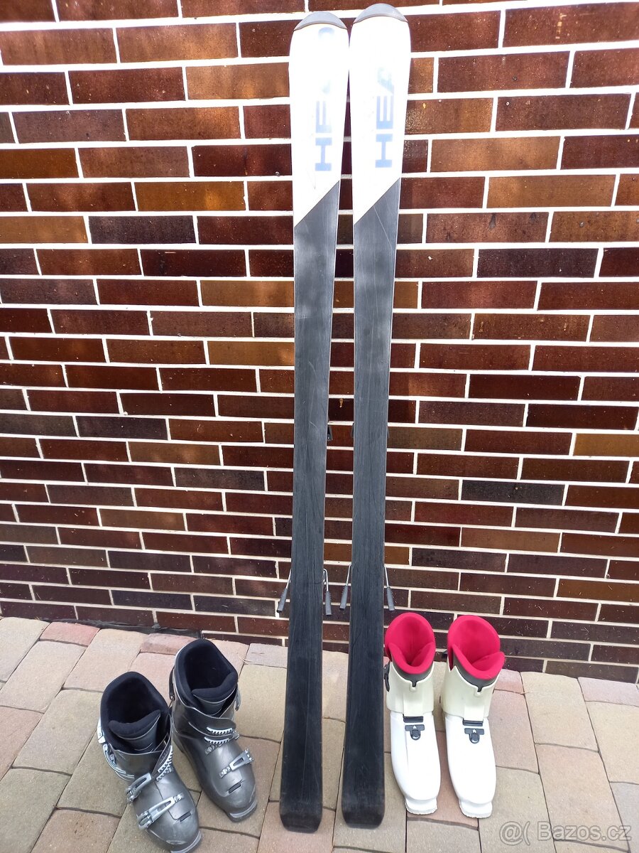 Lyže HEAD XRC 360, 170cm, boty, hole - 2