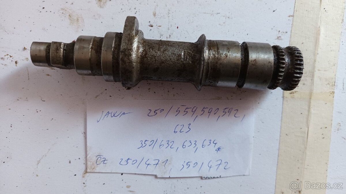 Startovací hřídele Jawa/ČZ - 2