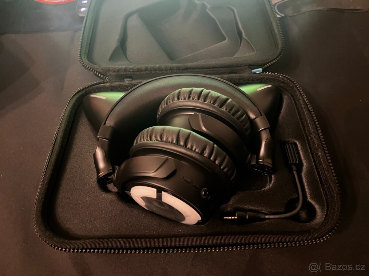 YOWU Cat Ear Headphones 4GS – RGB bezdrátová herní sluchátka - 2