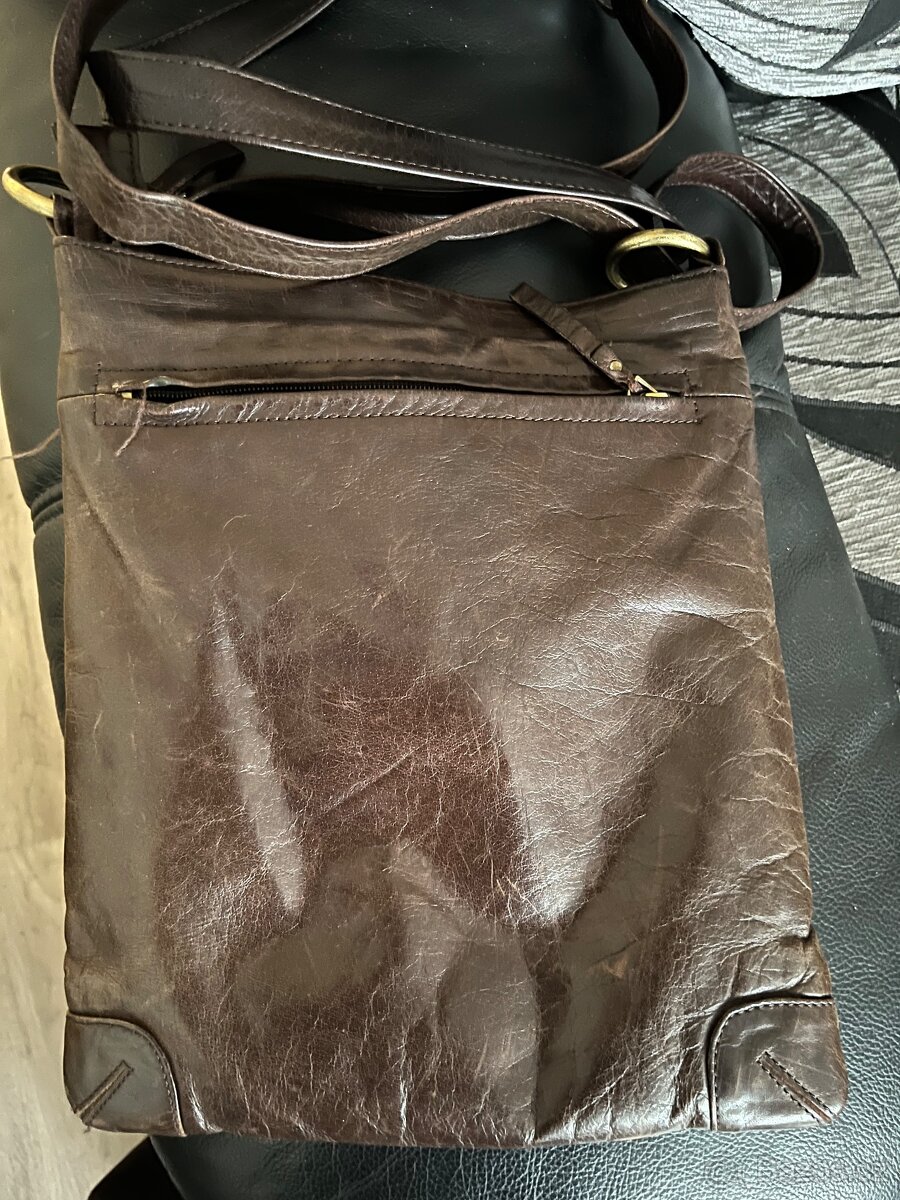 Kožená vintage taška Loubs - 2