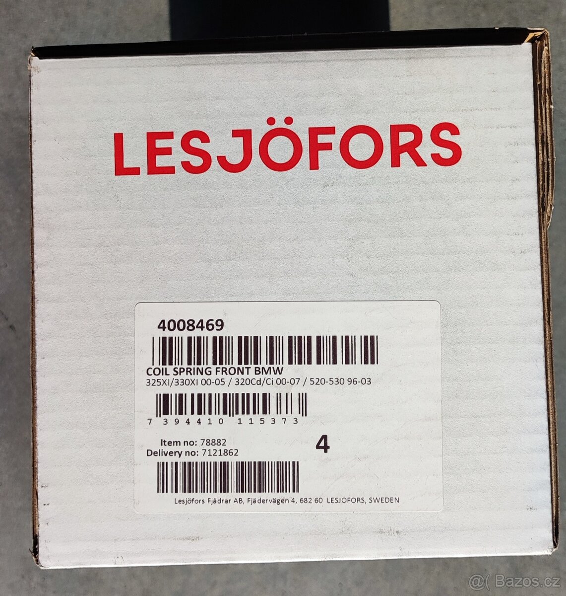 Pružiny Lesjofors 4008469 2ks - 2